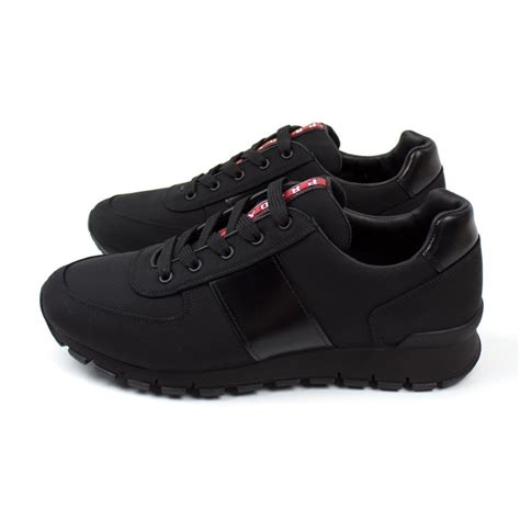 prada match race runner sneakers nero black|Prada Match Race Runner Sneakers Nero .